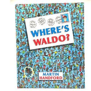 1987 First Edition, Where's Waldo by Martin Handford w/BANNED Image, HC